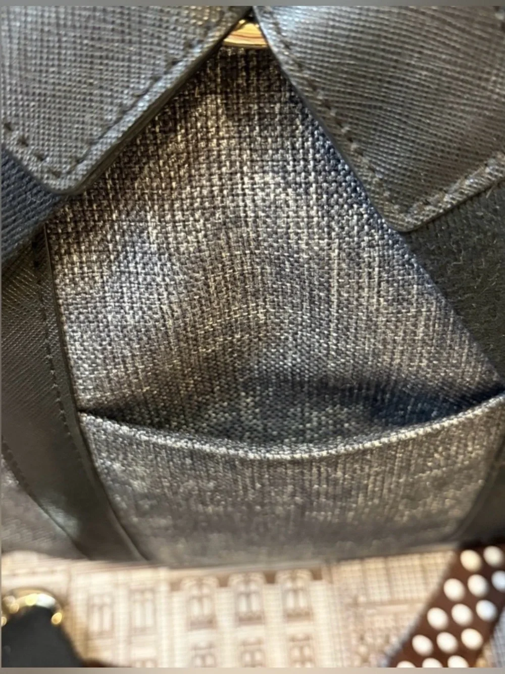 EUC!! HENRI BENDEL Jetsetter Convertible Backpack in Dark Gray & Black Leather